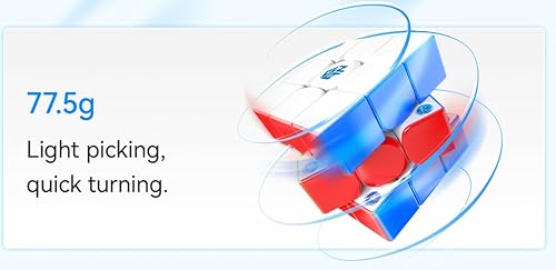 Miniatura 2 de Cuberspeed GAN 356 M E 3x3 Magnético Sin Adhesivo 2023 Valor Flagship Speed Cube GAN 356 M E Pro Versión interna primaria
