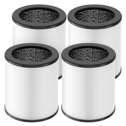 Image of KJ80 Replacement Filter Compatible with Druiap KJ80 Air Purifier, 4 Pack