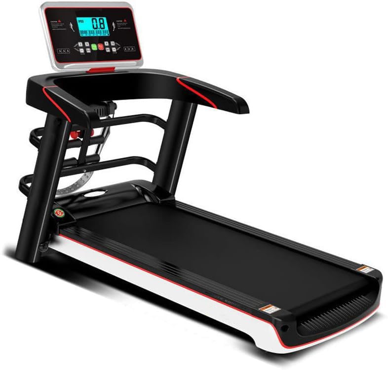 Image of Electric Motorized Folding Treadmill,Indoor Walking,Running,Jogging Exercise Gym Machine,LCD Display,for Home Office Gym Use