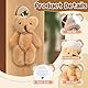 Pocket Hug Positive Mini-Teddybär, Bär In Einer Box Mini-Plüsch Figuren Lustige Teddy-bär Puppe Sorgenbär-Umarmung in Einer Box Kleines Tier Mit Inspirierender Karte für Frauen Babyparty Freunde