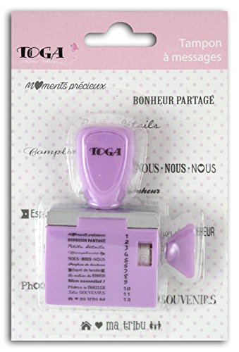 Toga tpm108 Timbro a messaggi con 12 espressioni