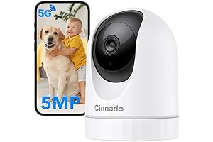 5GHz Wi-Fi Compatible Baby Monitor with 5MP Security Camera