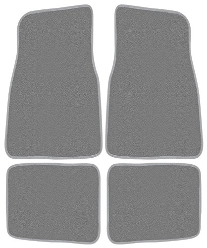 Custom Accessories 78921 Carpet Interior Floor Mats, Grey, 4-Piece