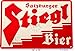 SIGNCHAT Targa in Metallo Stiegl Bier Stiegl Metal Store Pub Birra liquore Negozio Bar Pub Grotta A622 20,3 x 30,5 cm