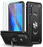 [Optimaler Schutz] --- Die harte PC-Rückwandplatine und die weiche TPU-Kante sind perfekt kombiniert. Sie erhalten ein stärkeres, schlankes Telefon als einen Ziegelstein! Stabil, rutschfest, kratzfest, Handy Kantenschutz,verhindert klopfende Kratzer und Schmutzansammlungen. Decken Sie alle Ecken Ihres Mobiltelefons ab. Kommt auch mit 3PCS Displayschutzfolie aus gehärtetem Glas. Die Kombination aus Abdeckung und Glasfolie bietet den besten umfassender Schutz für Ihr Telefon.