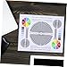 Vaguelly Camera Lens Focus Calibration Card for Security Cameras Lens Test Chart for Quick Deployment and Adjustment in CCTV Installation Essential Testing Accessory