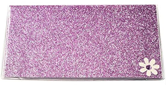 3 Year Pocket Calendar Planner with Free Note Pad, Bling Glitter Floral Flowers (Lavender with White, 2026-2028)