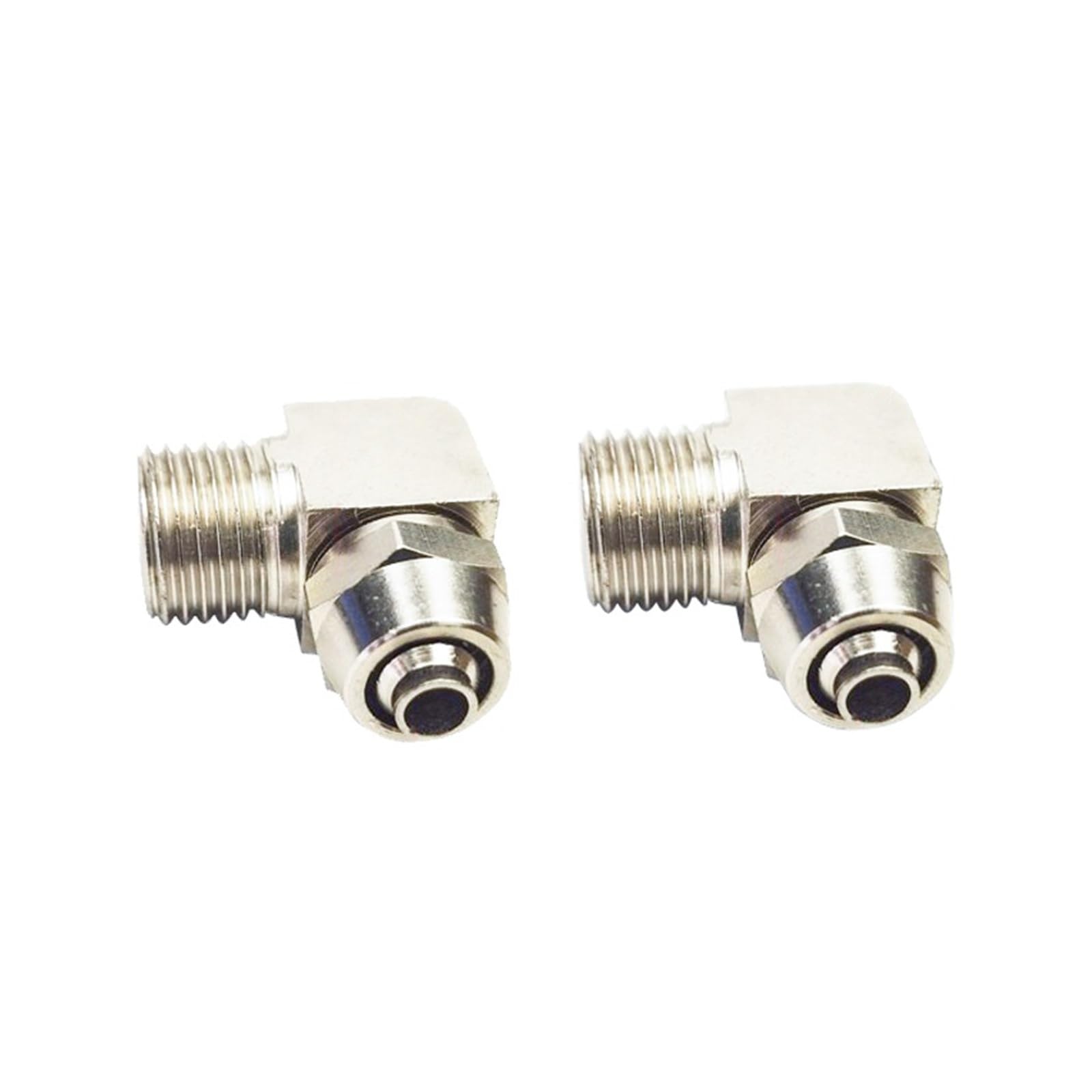 AARTERZZA 10pcs Air Pneumatic Fitting KL-PL6 KL-PL8 KL-PL10 KL-PL12 Lock Nut Fast Screwing Quick Connector Elbow Air Fittings(10PCS KL-PL12-04)