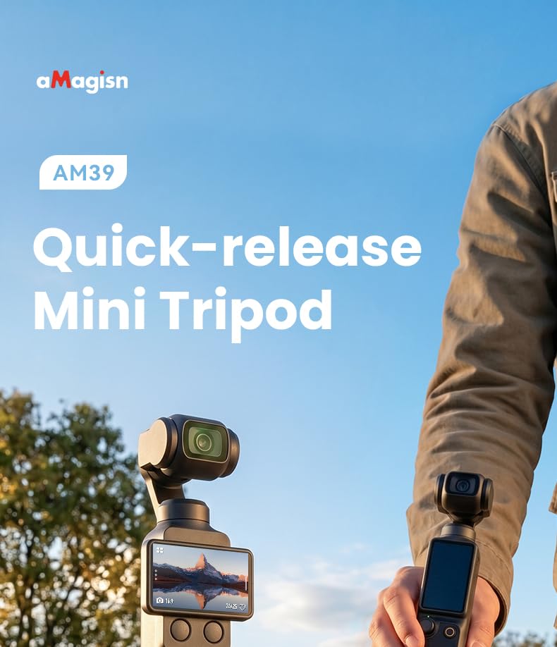 Trípode palo selfies para DJI y GoPro mini soporte de liberación rápida para viajes 2