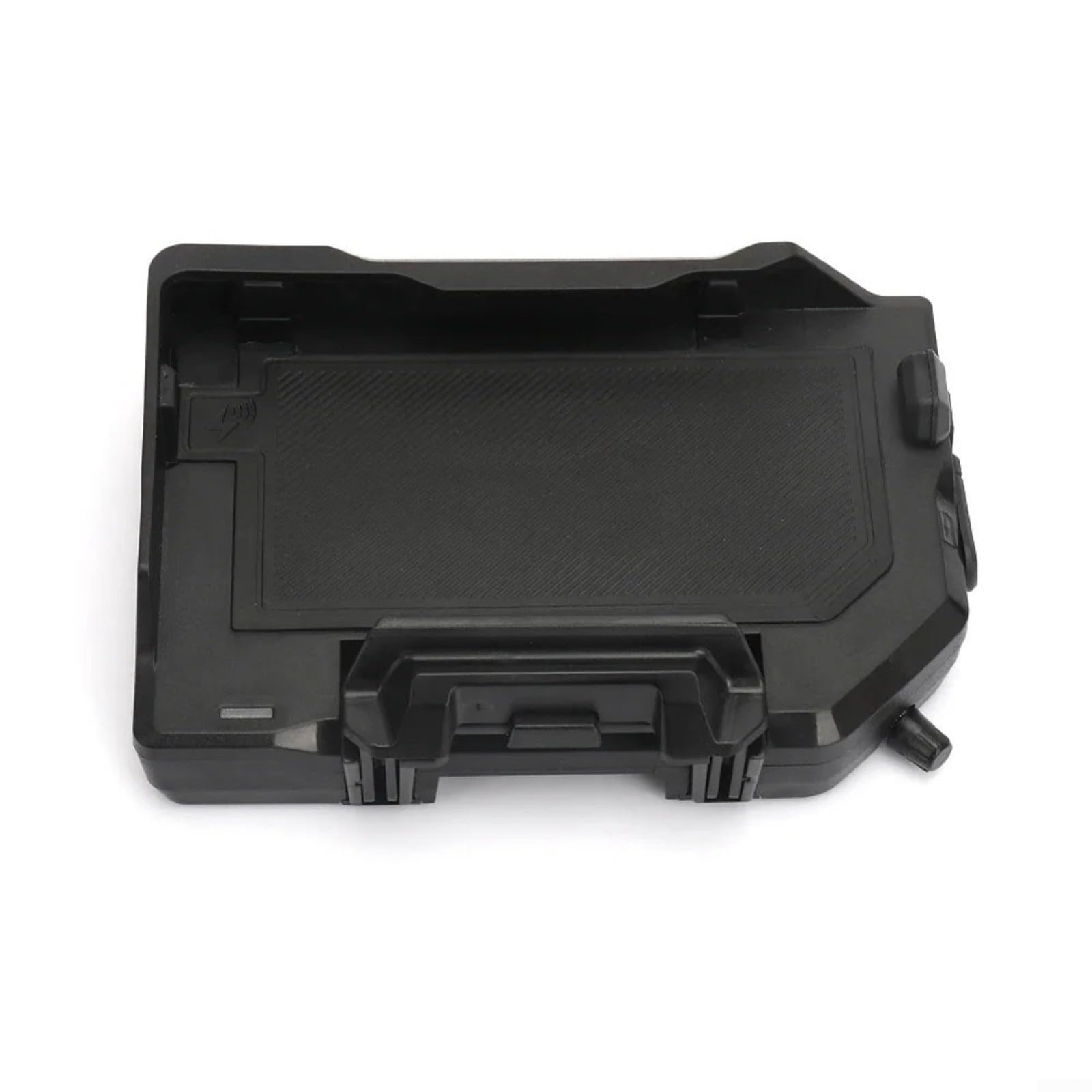 Soporte de teléfono de motocicleta para BMW, cargador inalámbrico USB, 15 W, potencia antivibración, ABS, negro, compatible con R1300GS R1250GS R1200GS S1000XR F750GS F850GS