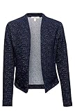 Ärmellänge: ca. 59 cm ESPRIT Damen 998EE1G800 Strickjacke, Blau (Navy 400), Large