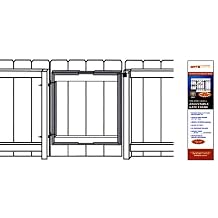 GatePro 7010003 24" - 51" Adjustable Gate Frame Kit - Black Finish
