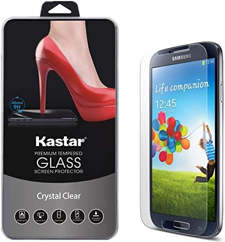 Kastar S4 Screen Protector (3-PACK), Premium Tempered Crystal Clear Glass Screen Protector for Samsung Galaxy S4, i9500 AT&T, T-Mobile, Sprint, Verizon Smartphone
