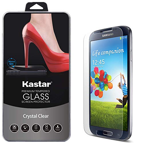Kastar S4 Screen Protector (3-PACK), Premium Tempered Crystal Clear Glass Screen Protector for Samsung Galaxy S4, i9500 AT&T, T-Mobile, Sprint, Verizon Smartphone