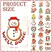 300 Pcs Christmas Scratch and Sniff Sticker for Kids Xmas Scented Motivational Stickers Holiday Teacher Reward Stickers Incentives Positive Stickers for Student Gift Classroom Supplies, 24 Styles