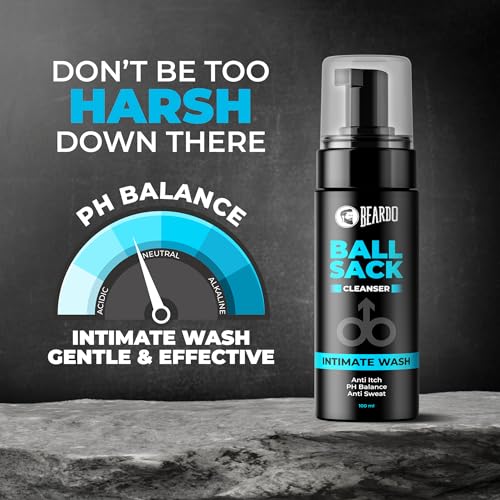 Image of BEARDO B-acne Clear Body Wash & Ball Sack Intimate Wash For Men | Body Acne Clear 2 Items in the set