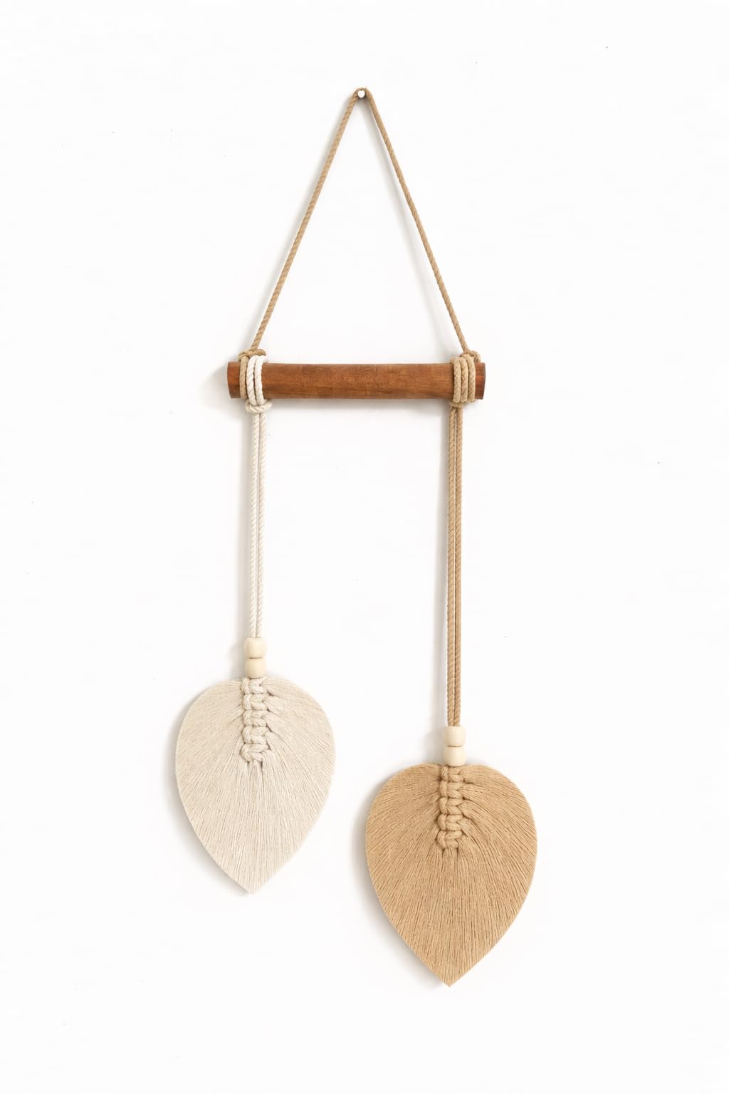 Boho Macrame Wall Hanging - Leaf Decor -22 Boho Macrame Wall Hanging - Leaf Decor -22