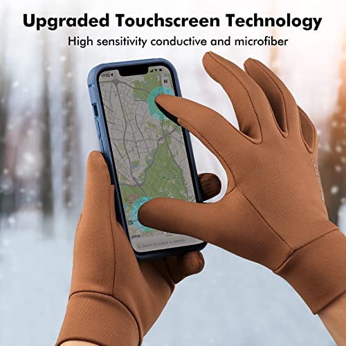 Freetoo Lightweight Running Gloves 2023 Newest, Flexible Touchscreen Winter Gloves Liners For Men Women - Thin Cold Weather Warm Gloves For Driving Cycling ＆ Sporting, 5 Sizes #TOP3