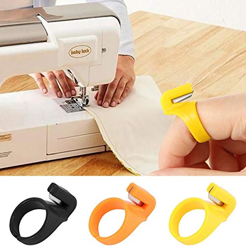 iSuperb 6 pcs Sewing Thread Cutter Ring Line Finger Cutting Tool for Yarn, Fishing Line