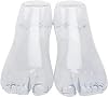 OrthoSleeve 1 Pair of Plastic Mannequin Feet for Foot Modeling, Shoes, Sandals Display and Sock Display Clear