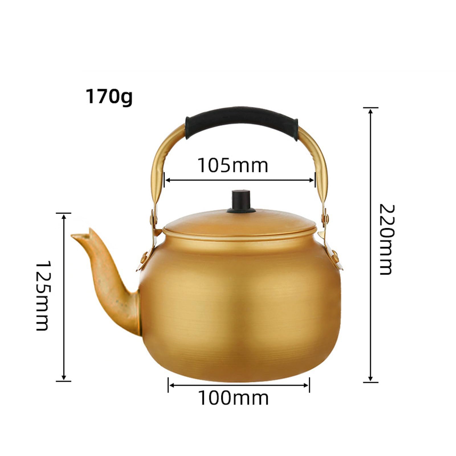 Amazon｜[LISHAwanzhu] 昔ながらのやかん1L 昔なつかし やかん 湯沸し