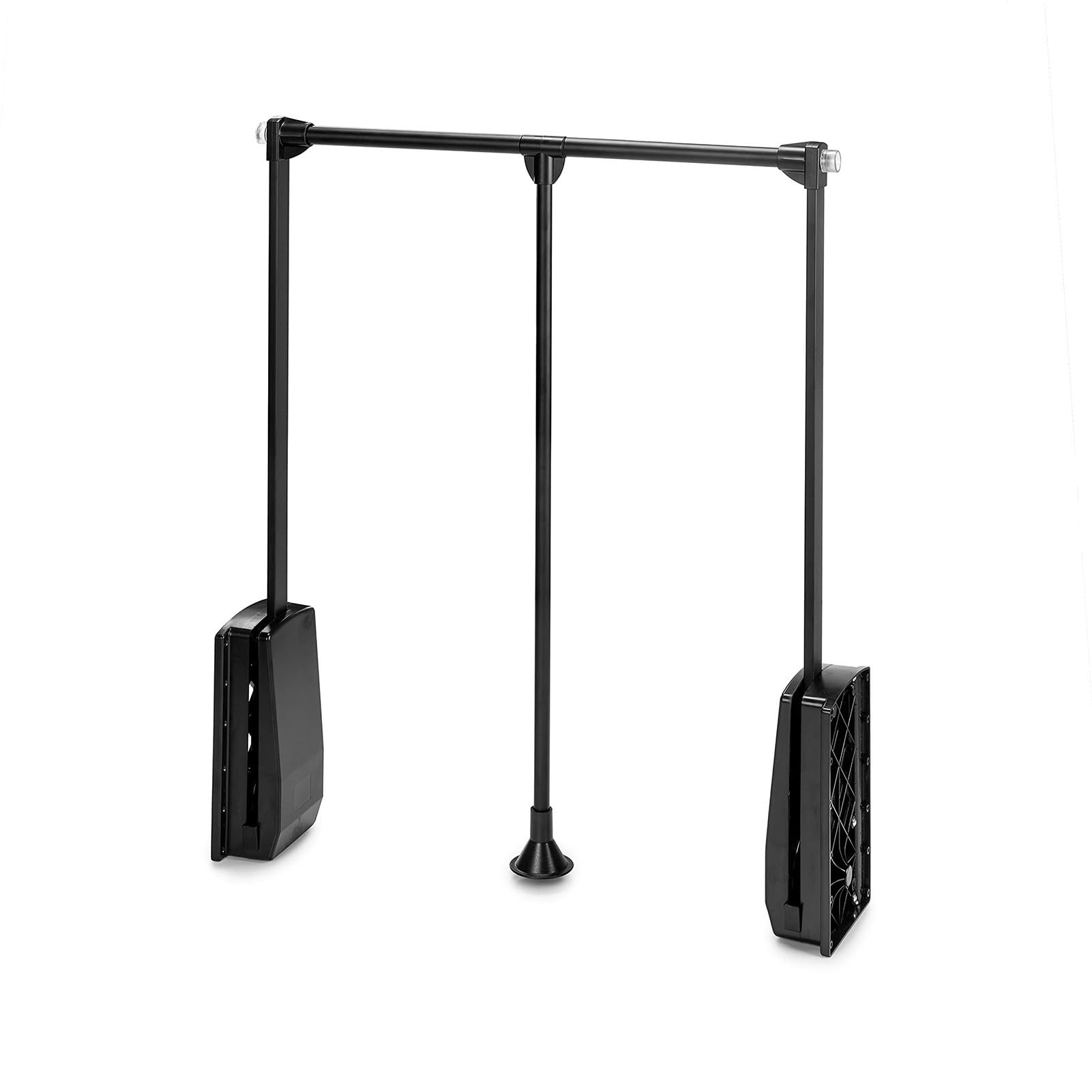 Organisateur de placard coulissant et barre extensible en acier 60-83 cm