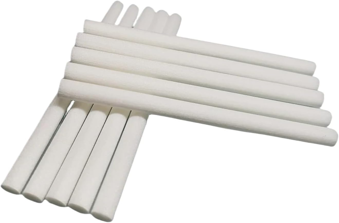 10 Pieces 8 * 120mm Air Humidifiers Filters Cotton Swab for USB Humidifier Mist Maker Aroma Diffuser Replace Part