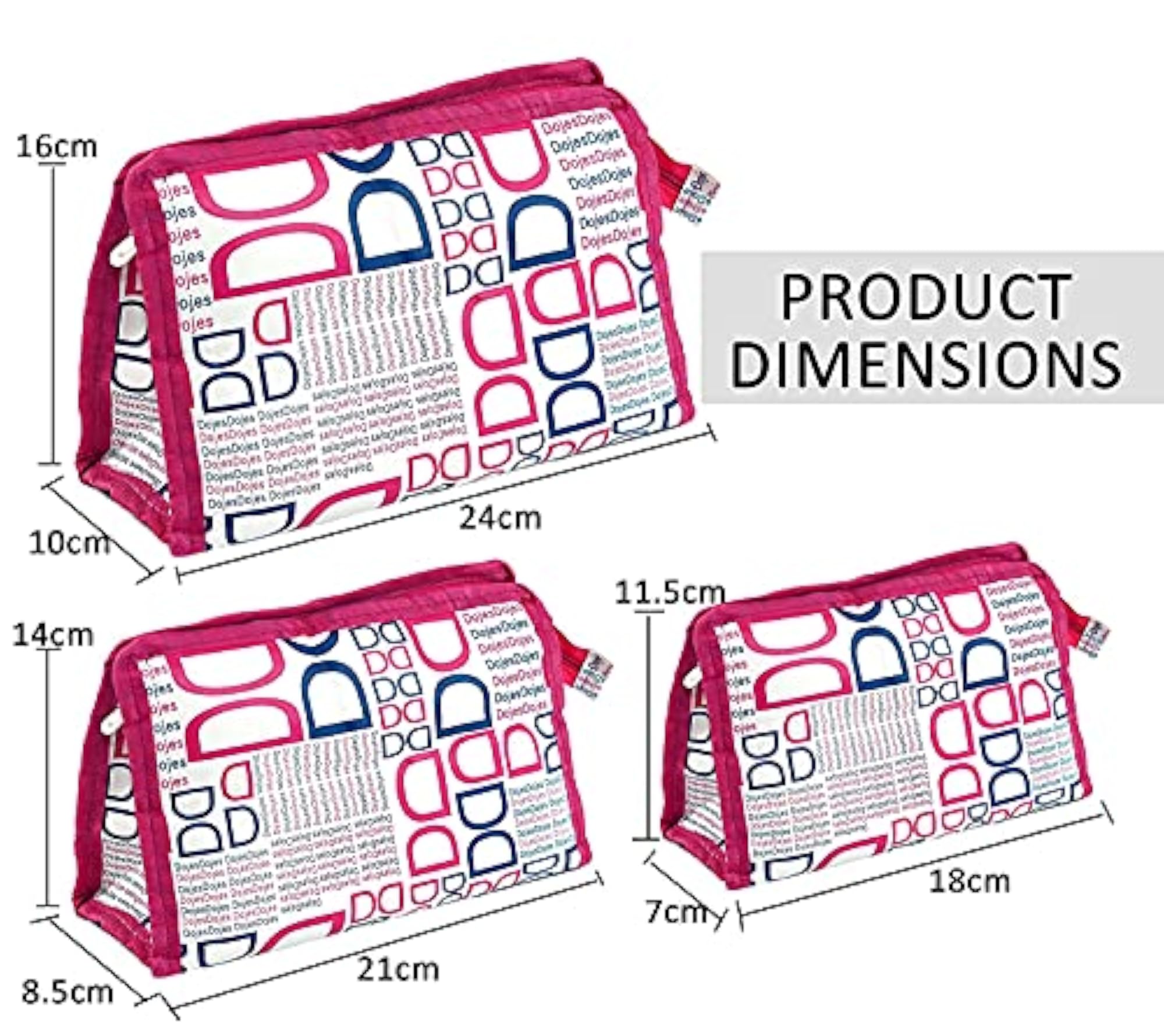 Synthetic Toiletry Bag, Cosmetic Pouch Makeup Pouch