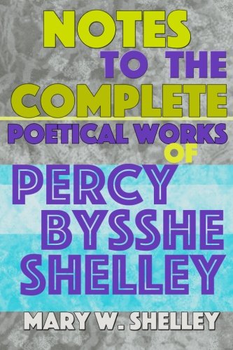 Notes to the Complete Poetical Works of Percy B... 1986321096 Book Cover
