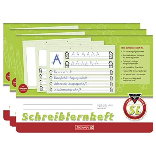 Brunnen Schreiblernheft (3, Lineatur SL)