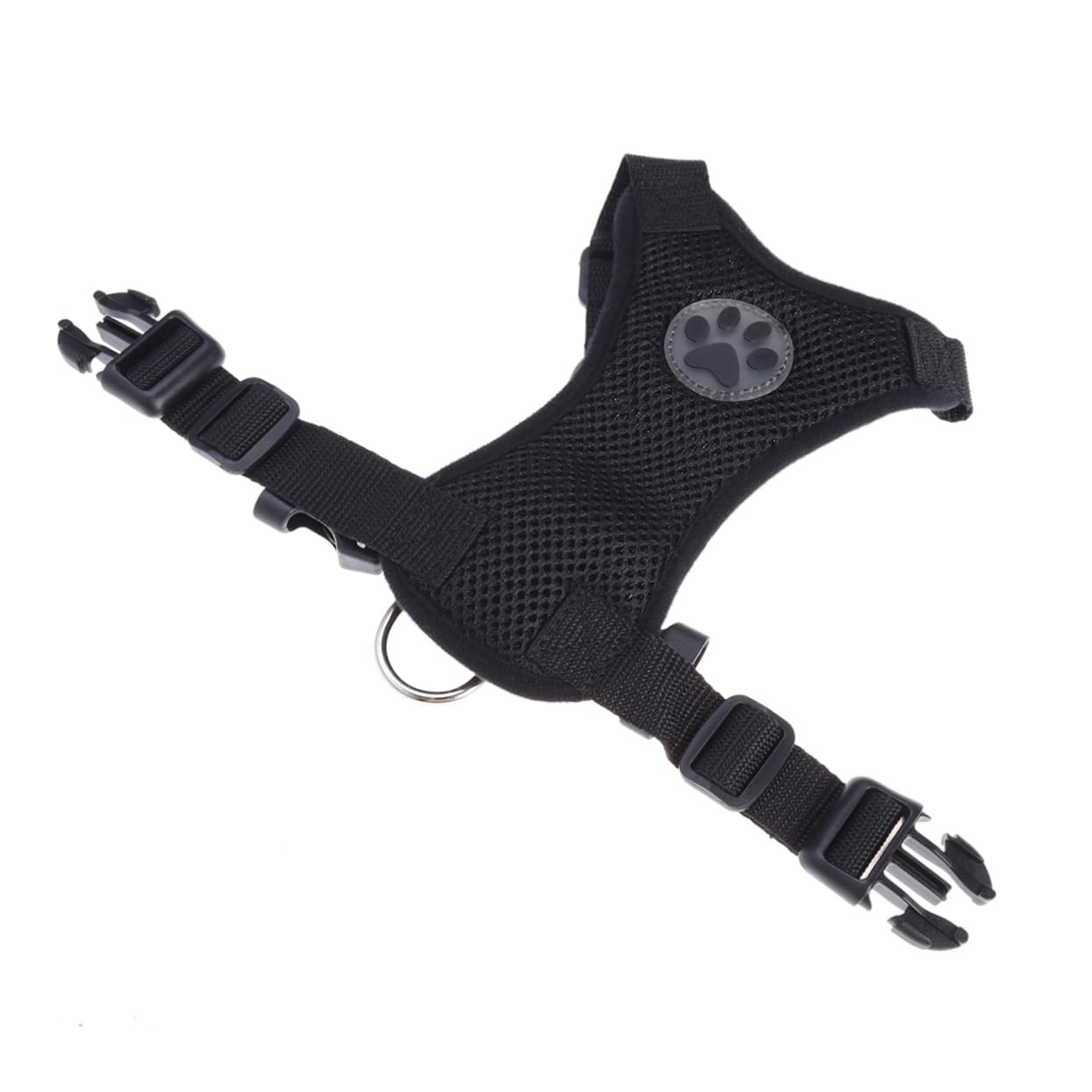Didiseaon 3pezzi Pettorina Regolabile Per Cani Rete Traspirante Xs Per Cuccioli Design Senza Strozzature Cintura Comoda Colore Nero
