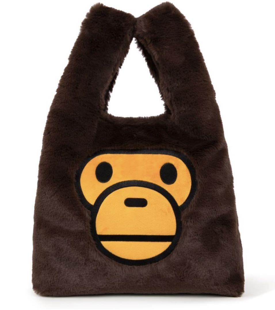 Amazon.co.jp: BABY MILO FUR TOTE BAG ベビーマイロ : ファッション