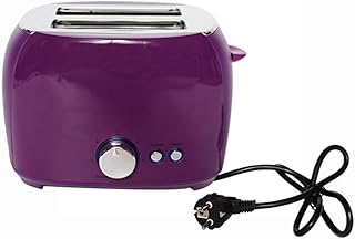 SSCYHT Grille-Pain 2 Fentes À Large Fente avec Fonction De Décongélation/Annulation Grille-Pain en Acier Inoxydable À 2 Tranches pour Pain avec Ramasse-Miettes Amovible