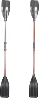 2PCS Remos para Kayak Desmontables, Remo Kayak Ajustable, Pala Ajustable De Fácil Transporte para Tabla De Surf Canoa, Pala De Aluminio para Kayak Bote De Remos Canoa