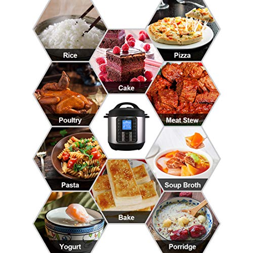 TEKAMON 11-in-1 Electric Pressure Cooker 6.5 Quart, Rice Cooker, Slow Cooker, Egg Cooker, Yogurt Maker, Sauté, Steamer, Stockpot, Sous Vide Cooker, Warmer and More with Deluxe Accessory Set - Thumbnail 2