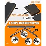 BARWING Adjustable Weight Bench Workout Bench, 1000 LB Heavy Duty Incline Decline Bench for Home Gym, Easy Assembly Foldable Training Lifting Bench, Ultra Short Gap 2025 New Version - Image 5