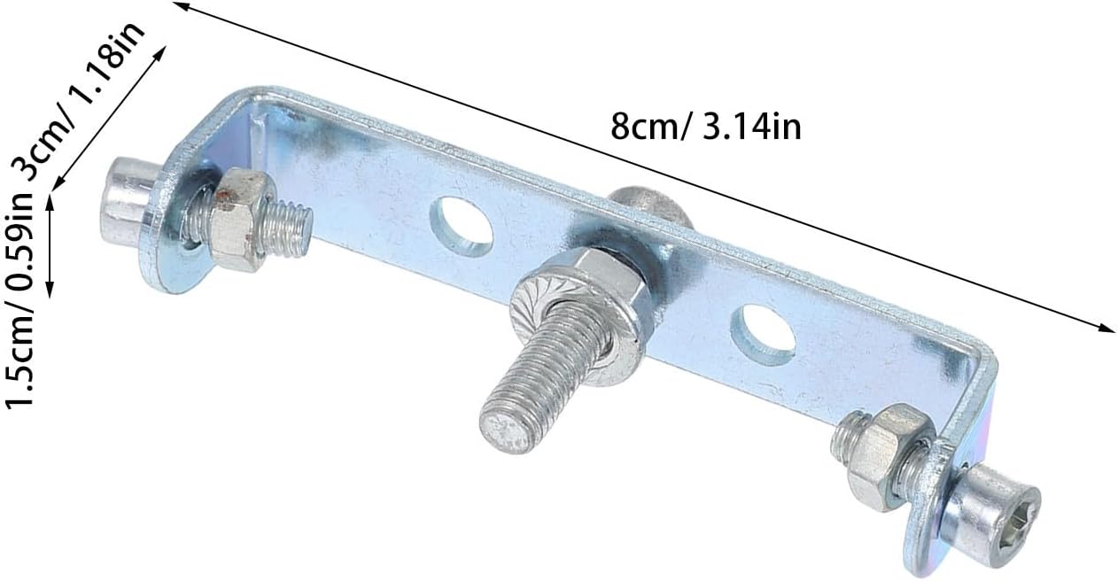 10 Sets Bicycle Rear Rack Conversion Bracket U Shaped Carbon Steel | Silver Finish, Road and Mountain Bike Use, Easy Installation and Removal, Carrying Shopping Bags Commuting
