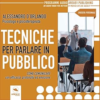 Tecniche per parlare in pubblico copertina