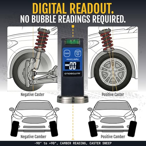 AutoSolo Digital Caster Camber Gauge