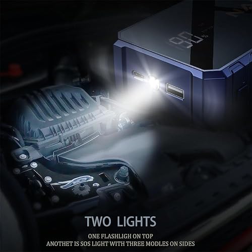 Miniatura 6 de Arrancador de batería de coche de 4000 A - Amplificador de batería de coche de 12 V para camiones dieselRVsbarcos, certificado UL2743, listo para el