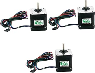 Baluue 3 Pcs Stepper Motors Electrical Cable Kits Suite CNC Stepper Motor Stepper Motor Kit 2a Stepper Motor 3D Printer Accessories Dc Stepper Motor