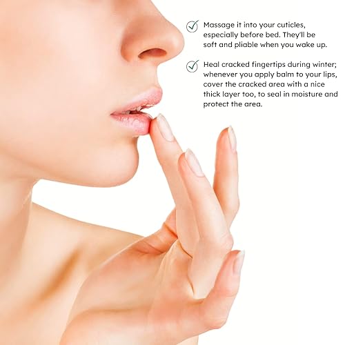 Miniatura 4 de SVATV Bálsamo labial de chocolate blanco. Con ingredientes naturales  Manteca de karité cera de abejas y aceite de coco para reparar los labios