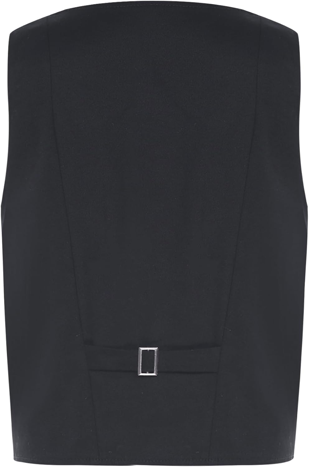 Hularka Boys V Neck Sleeveless Single Breasted Waistcoat Vest with Adjustable Back Strap