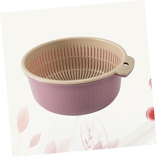 Miniatura 7 de BESTonZON Filtro de agua para fregadero de frutas, colador de malla, colador de malla, cuenco de drenaje, cesta de drenaje multifunción, cesta de