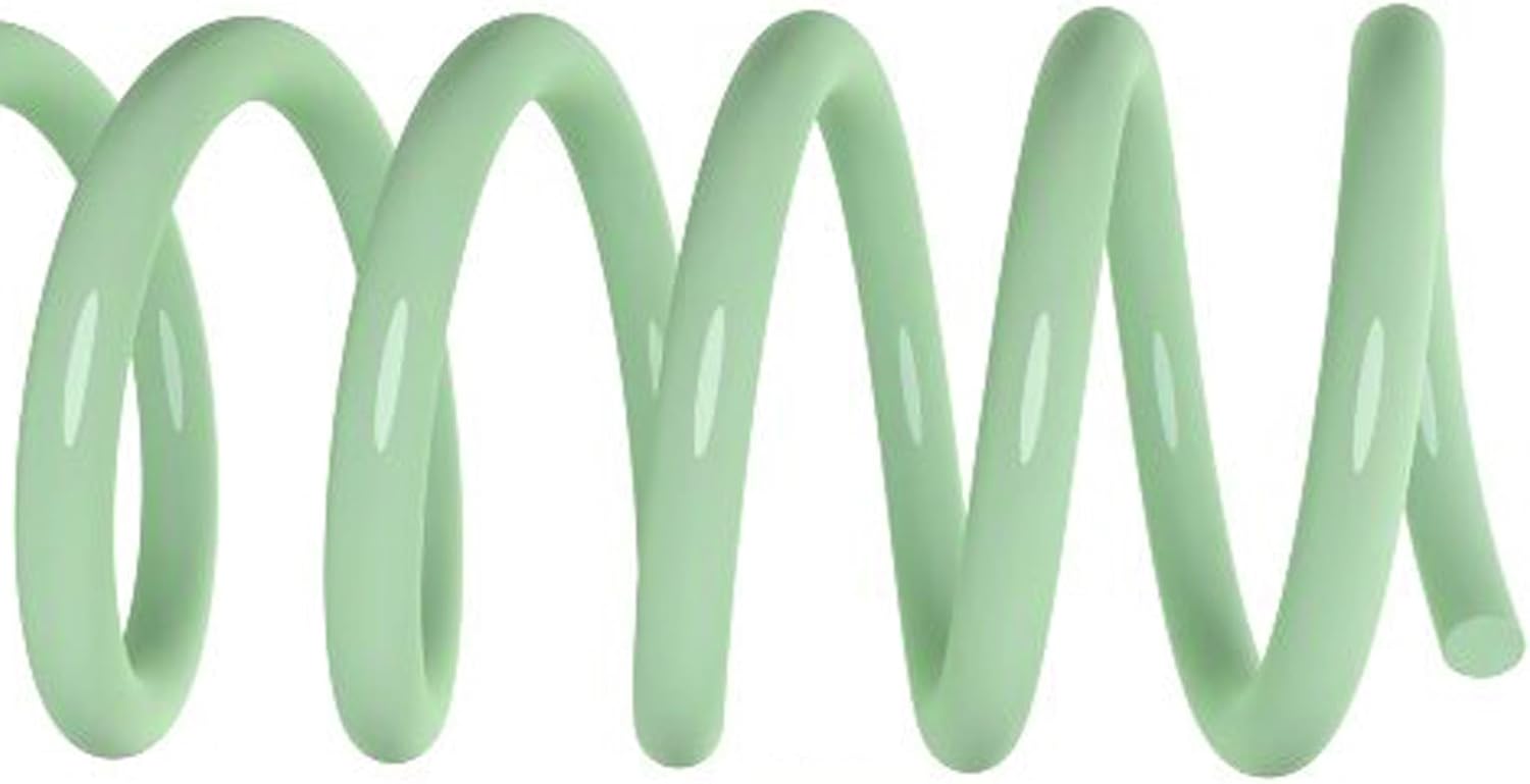 Spiral Binding Coils 6mm x 914mm (1/4 x 36-inch) 4:1 [pk of 100] Color: Mint Green (PMS 344 C)
