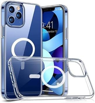 Compatible with Transparent Magnetic Magsafe Compatible with Coverzone iPhone 16, Full Body Protective Case Thin Shockproof Transparent CrystalClear Mika Phone Case PMMA - Transparent
