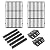 Grill Parts for Weber Genesis Parts Replacement, Fits Weber Genesis 300 Series with Front Control Knobs, for Weber Flavorizer Bars 7620 7621, Grate 7524 7528, Fits Weber Heat Deflector 7622 62756