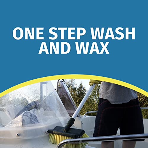 Un-Duz-It One-Step Boat Wash and Wax with Ceramic Protection, Phosphate Free, True Marine, Concentrated Boat Cleaner, 20 fl oz Bottle - Thumbnail 7