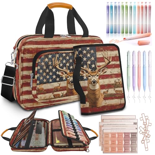 Stripes Vintage Camouflage Camo Bible Cover for Men Large Bible