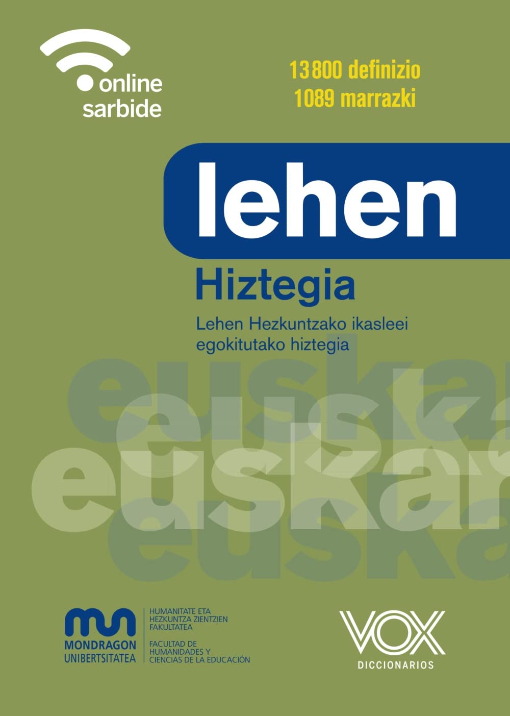 Lehen Hiztegia (VOX - Lengua Vasca)